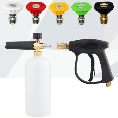 High Pressure Washer Gun , Car Washer Gun with 5 Nozzles and M22 Coupler For Car Washing And Garden Cleaning Tools